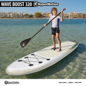 Pompowana deska SUP Stand Up Paddle 320cm z wiosłem i siedziskiem - HyperMotion WAVE BOOST 320