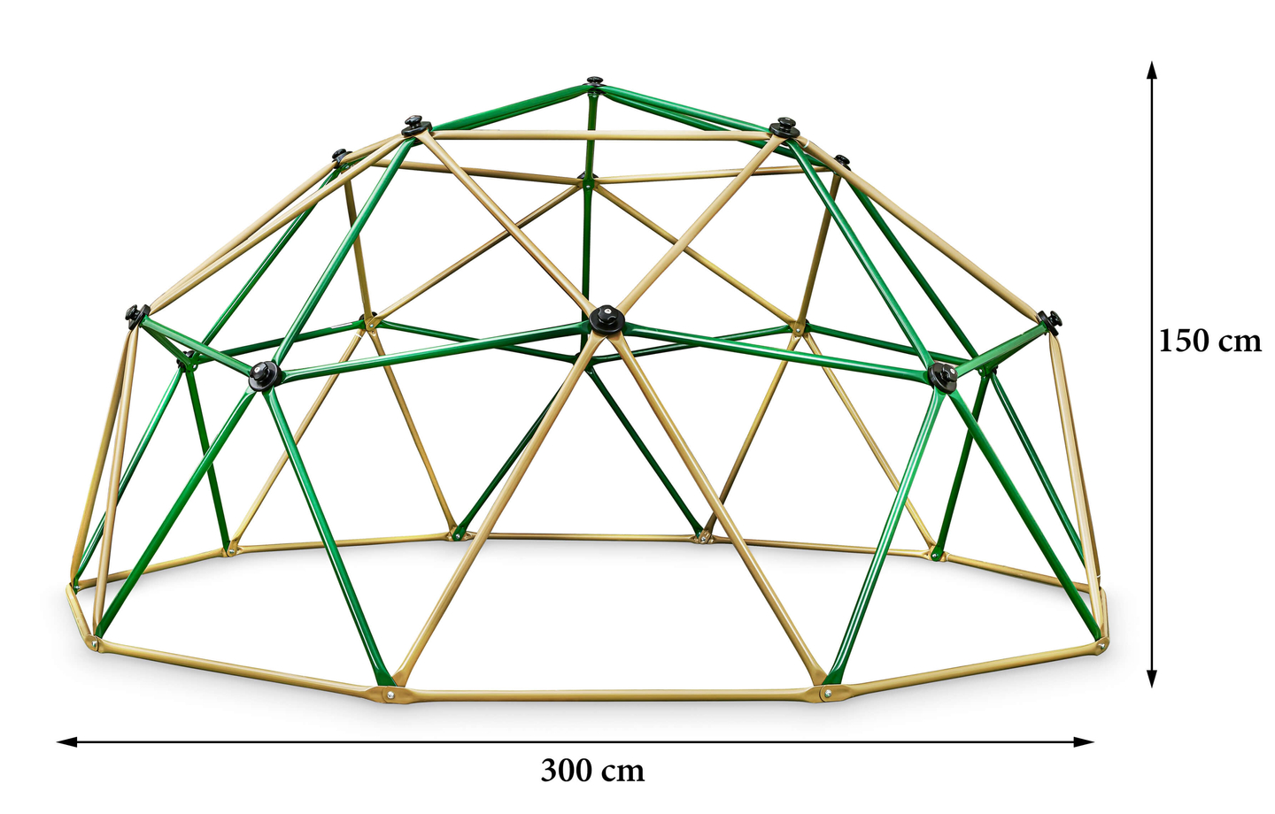 HyperMotion Kopuła do Wspinaczki dla Dzieci XXL, Geodome, Plac Zabaw w Ogrodzie, Średnica: 3 m